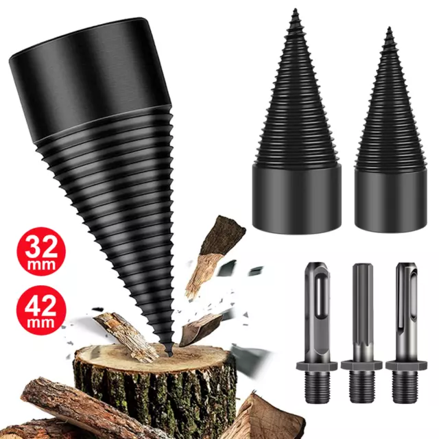 Firewood drill bit 2025 with a round shaft