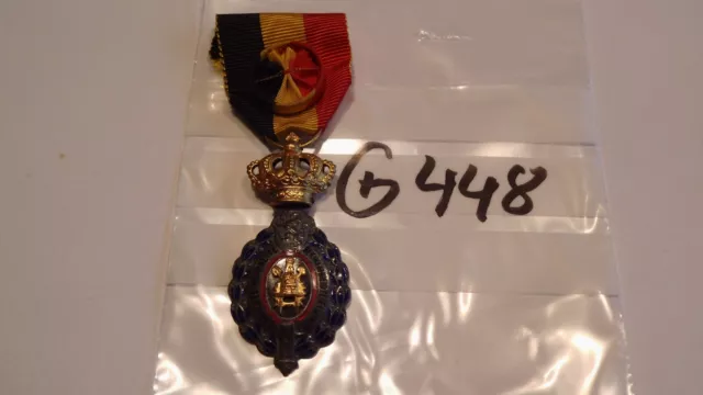 Orden Belgien Verdienstorden für Arbeiter mit Rosette 1 Klasse (g448)