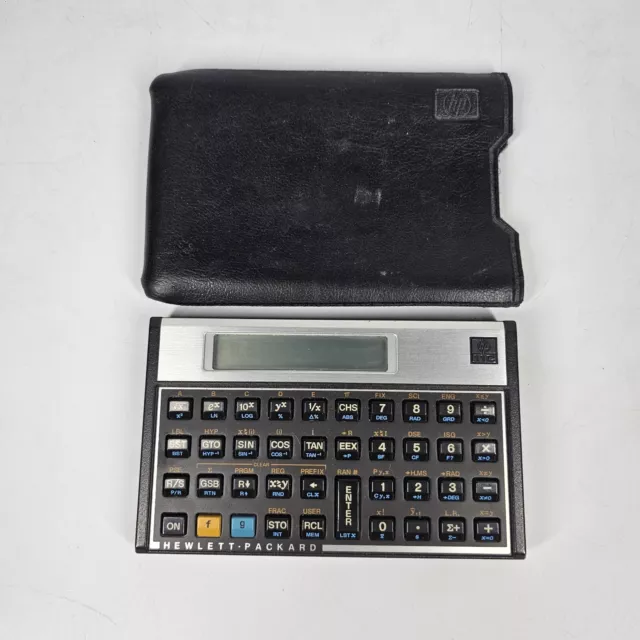 Hewlett-Packard HP-11C Programmable Scientific Calculator W/Case Tested Working