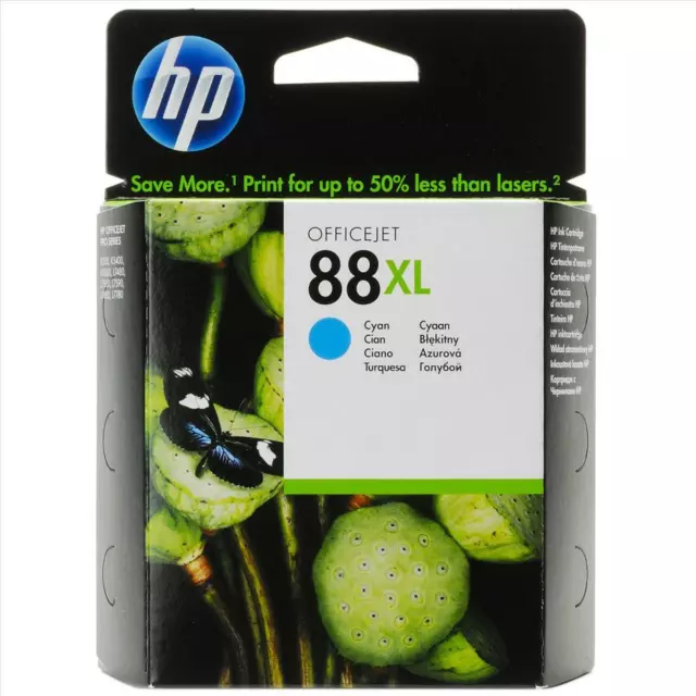 Genuine HP Ink Cartridge Cyan 88XL C9391AE Sealed VAT Inc