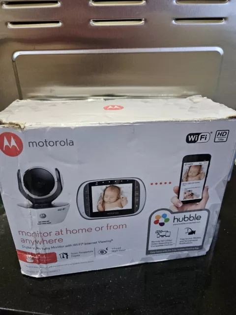 Motorola Mbp853 Connect WiFi HD Digital Video Baby Monitor At Home Or Anywhere