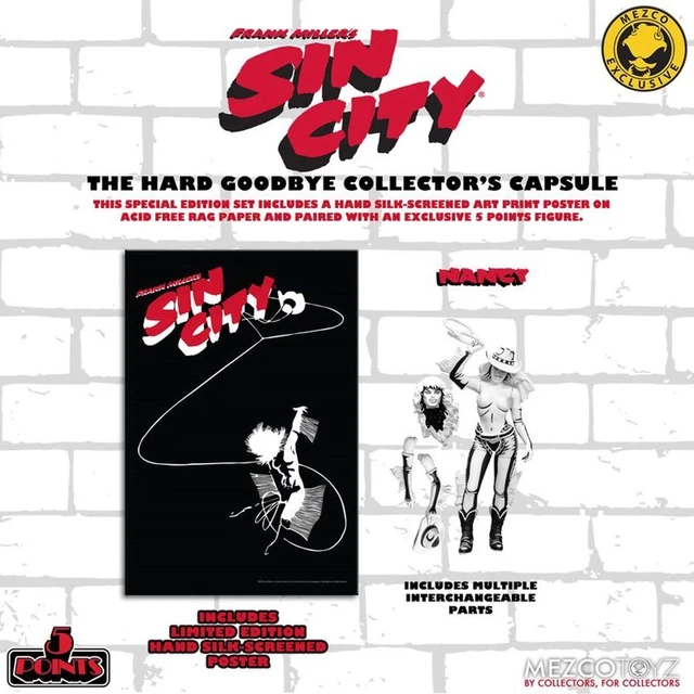 Sin City: The Hard Goodbye Collector's Capsule Nancy Callahan Figure w/ Poster