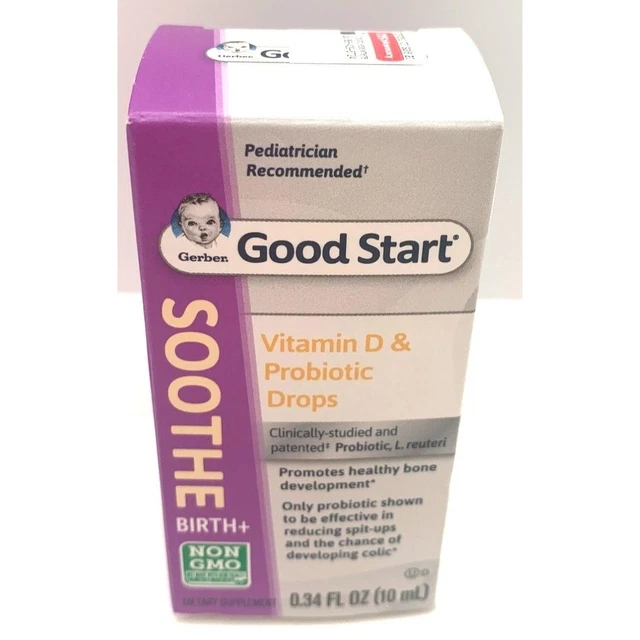 Gerber vitamin d probiotic sales drops