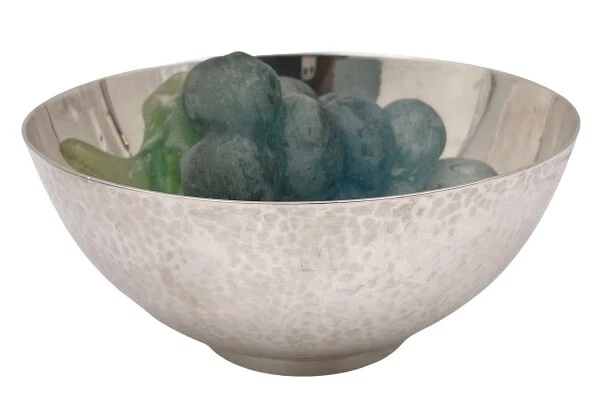 Georg Jensen Sterling Silver Hammered Bowl #580 from 1920s