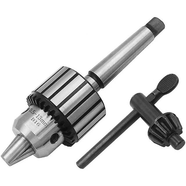 Flat Tail Morse Cone MT2 B16 Morse Drill Chuck 0.5-13mm Heavy Duty Ta I4Y3