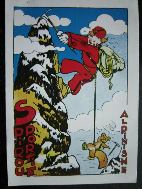 Ancienne Carte postale de SPIROU  Sportif Franquin  année 1950