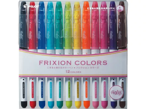 Japan Pilot Frixion Colours Erasable Pens 12 Colours Set