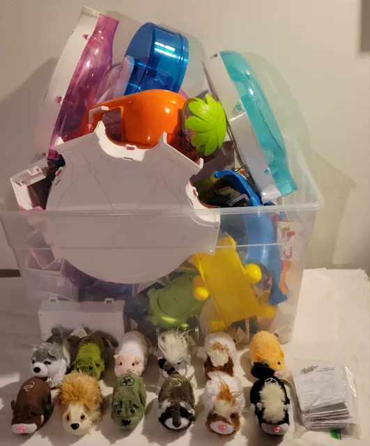 Zhu Zhu Pets Huge Lot 12 Hamsters Cars Babies,Hangouts~Many Accessories Zhu Zhu Pets Huge Lot 12 Hamsters Cars Babies,Hangouts~Many Accessories
