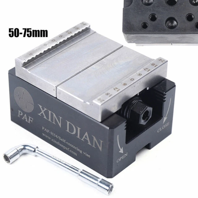 8-55mm 50-75mm CNC Self-centering Vise Electrode Fixture Machining Tool  US