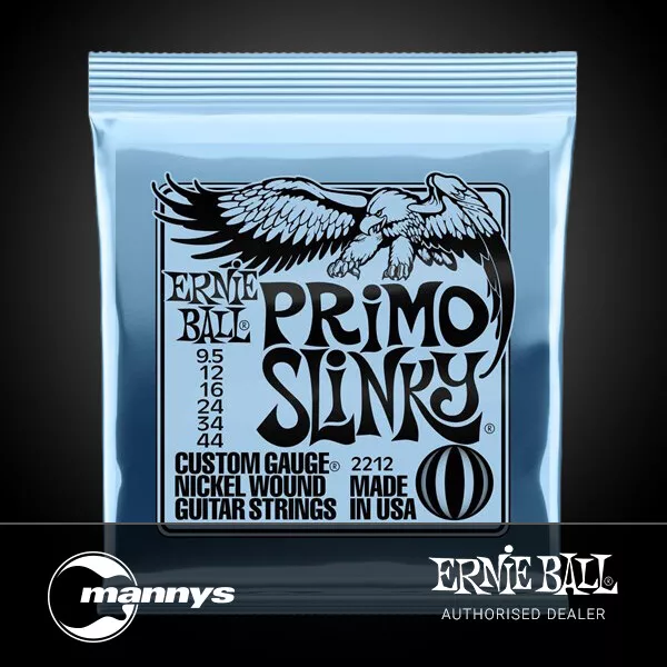 Ernie Ball Primo Slinky Nickel Wound Electric Guitar Strings - (9.5-44)