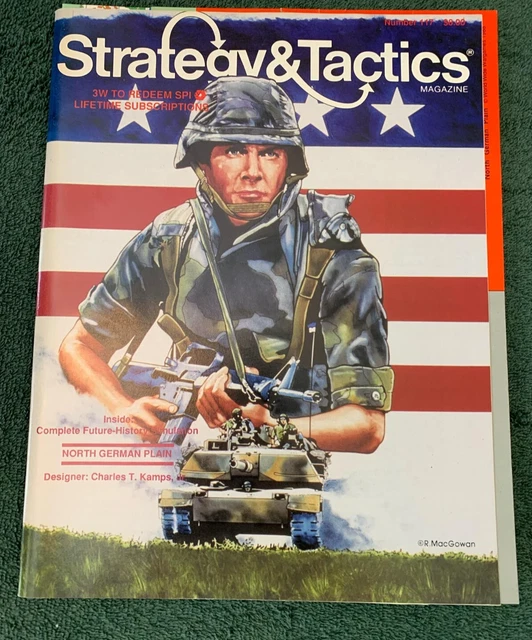 3W/SPI STRATEGY&TACTICS NO.117 NORTH GERMAN PLAIN/新品駒未切断/日本語訳無し Strategy \u0026 Tactics #101 - #150 War Games - Noble Knight Games
