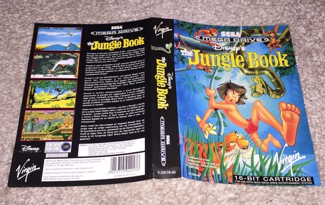 Jeu The Jungle Book – Sega Mega Drive / Genesis, PAL, Boîte + Cartouche