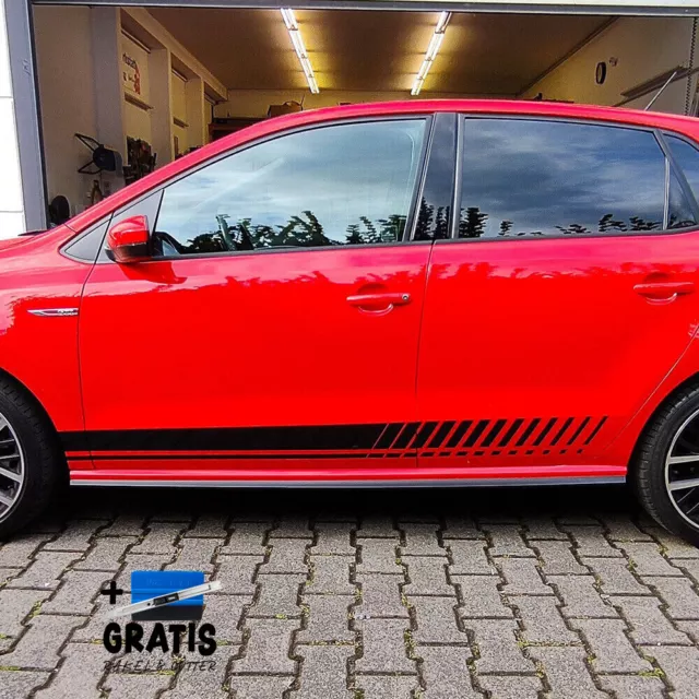 Seitenstreifen komp. mit VW Polo MK5 V 3- & 5-Türer Allstar R WRC GTI TDI