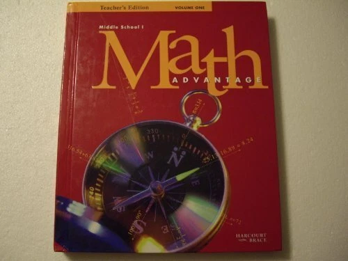 MATH ADVANTAGE: MIDDLE SCHOOL 1 GRADE 6 TEACHER'S EDITION By Harcourt School VG+