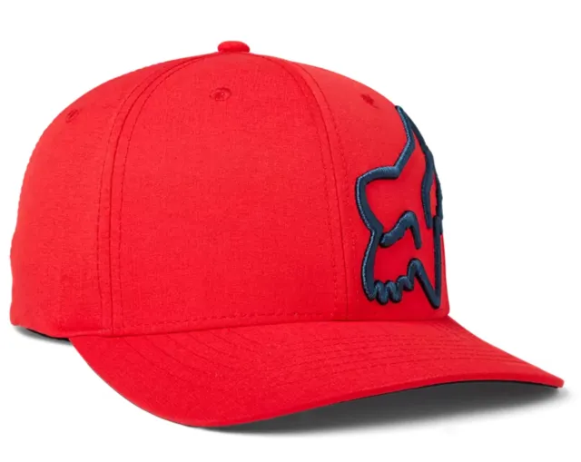 Fox Racing Clouded 2.0 Flexfit Hat Heather Red