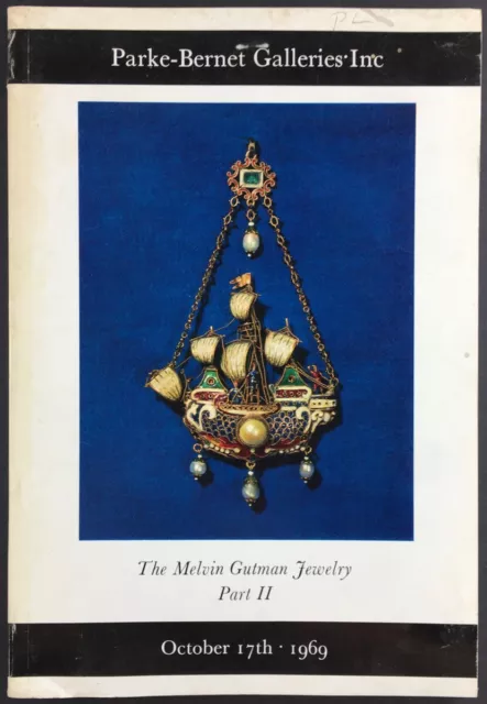 Gutman Antique Jewelry Collection 1969 Auction Catalog #2 - Medieval Renaissance