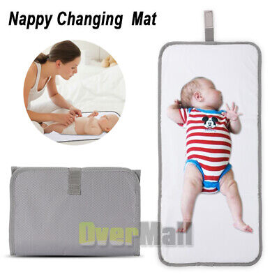 Foldable Baby Changing Pad Nappy Cover Urine Mat Anti-Slip 25"x12" Waterproof