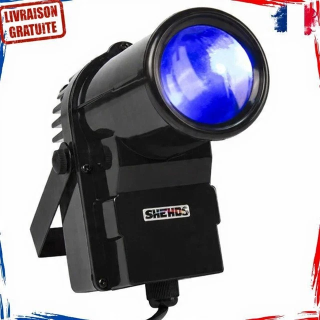MEIHUA Projecteur LED RGB Barre 42 W avec Télécommande RF 360° Éclairage LED RGB 10 Couleurs 12 Modes 6 Luminosité Réglable Étanche IP66 Mémoire et Minuterie Spot Couleur pour Bar Noël Halloween