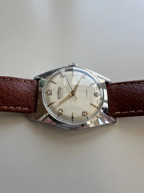 OROLOGIO BRITIX INCABLOC Automatico 17 Gioielli Da Uomo Svizzero Carica - Foto 3