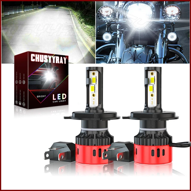 Fit for Yamaha WR250F 2001-2006 15-17 Motorcycle H4 9003 HS1 LED Headlight Bulbs