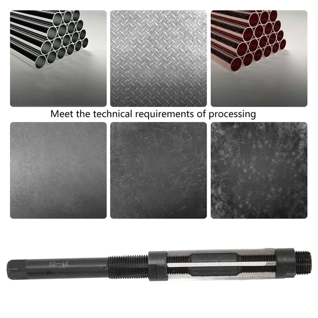 Adjustable Hand Reamer Wear Resistant Tension Reamer 9SiCr Strong Holding 6