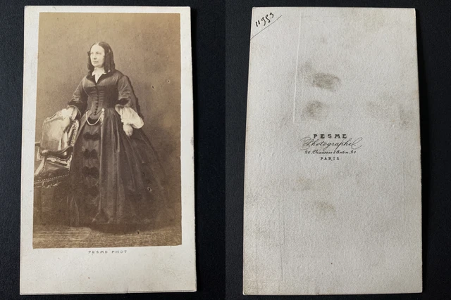 Bingham Photographe primitif Paris France cdv Vintage albumine ca 1860