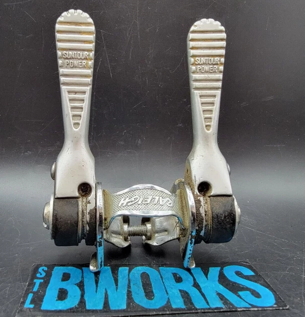 VINTAGE SUNTOUR POWER Shifter Ratchet Down Tube Clamp Friction Shifter
