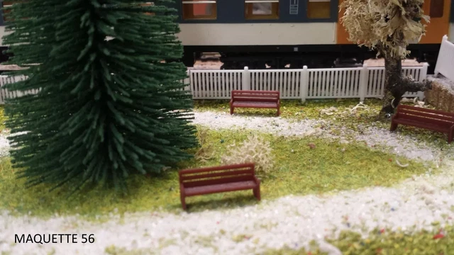 Banc Echelle HO 1/87 ème | Banc Pour Réseau De Train