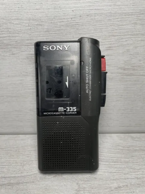 Sony M-335 MicroCassette Voice Recorder Dictaphone Dictation Machine