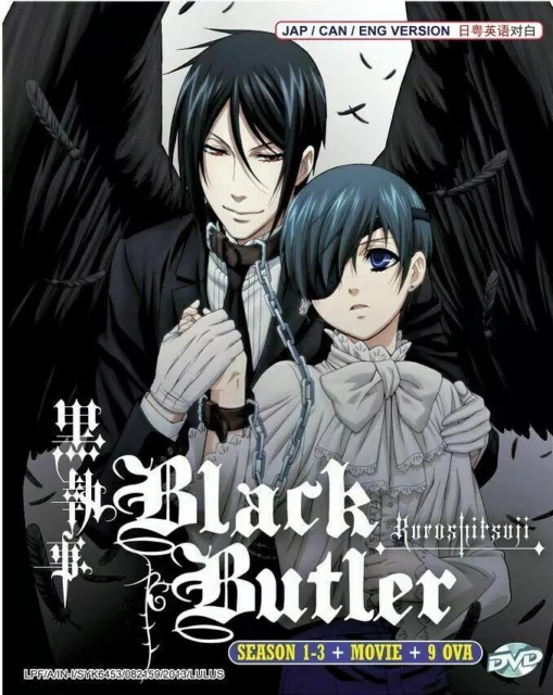 Anime Black Butler Kuroshitsuji Complete (Season 1-3 +Movie +9 OVA) ENGLISH DUB