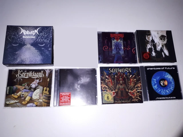 7-CD-Paket: BEHEMOTH, HYPOCRISY, SOILWORK, ABBATH Boxset - NEUWERTIG Black Death