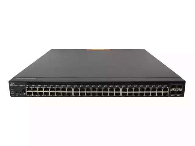 IBM RackSwitch G8052 48Ports 1000Mbits 4Ports SFP+ 10Gbits Dual PSU Managed