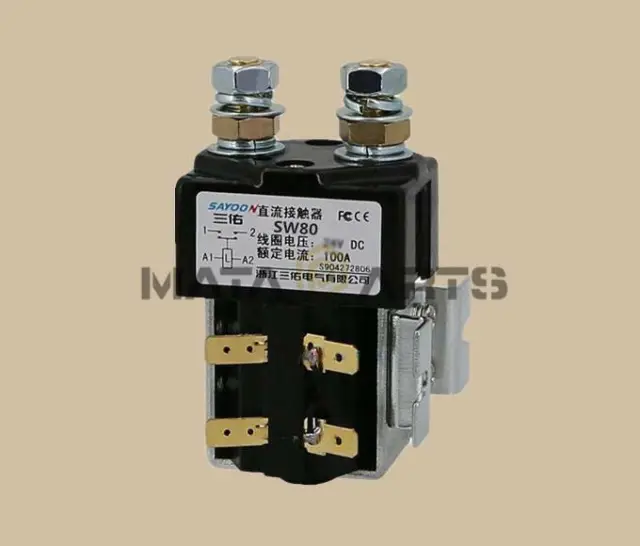 SW80B DC Contactor Component Solenoid 36V 100A For Controller Forklift