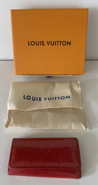 Louis Vuitton Vernis Clochette Key Bell Holder Cerise