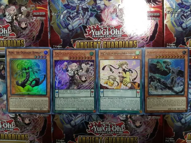 Yu-Gi-Oh Ancient Guardians 1st Edition Ultra, Super Rare & Rare- YOU PICK!