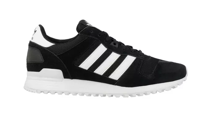 adidas ZX 700 ( BY9264 ) Schwarz Weiß Suede Leder Sneakers Trainers - NEU OVP