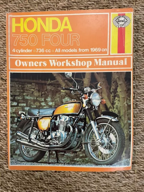 Honda cb750/four manual SOHC 1969 onwards to 79 Haynes Owners Workshop Manual