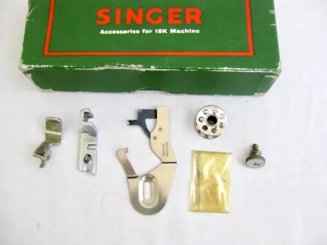 11 Singer sewing machine accessories SIMANCO  Low shank Boxed Vintage,  usable.