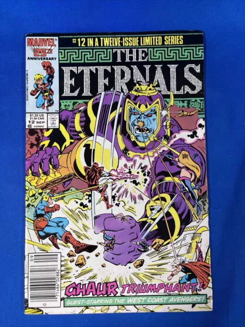 The Eternals #12 In 12 Issue Limited Series- Marvel September 1986