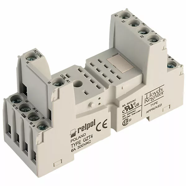 Relpol GZT4 Relay Socket 14 Pin 250V AC 6A DIN