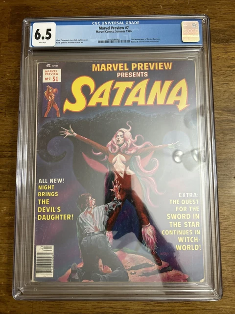 Marvel Preview #7 CGC 6.5  White Pages 1st Appearance of Rocket Raccoon | 1976
