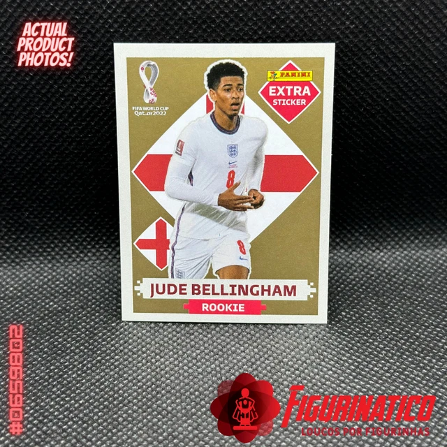 FIFA WORLD CUP Qatar 2022 Jude Bellingham Legend Gold Extra Sticker ...