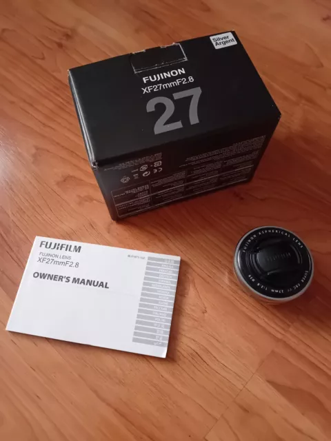 Fujifilm Fujinon Xf27mm F2.8 Interchangable Lens (Silver)