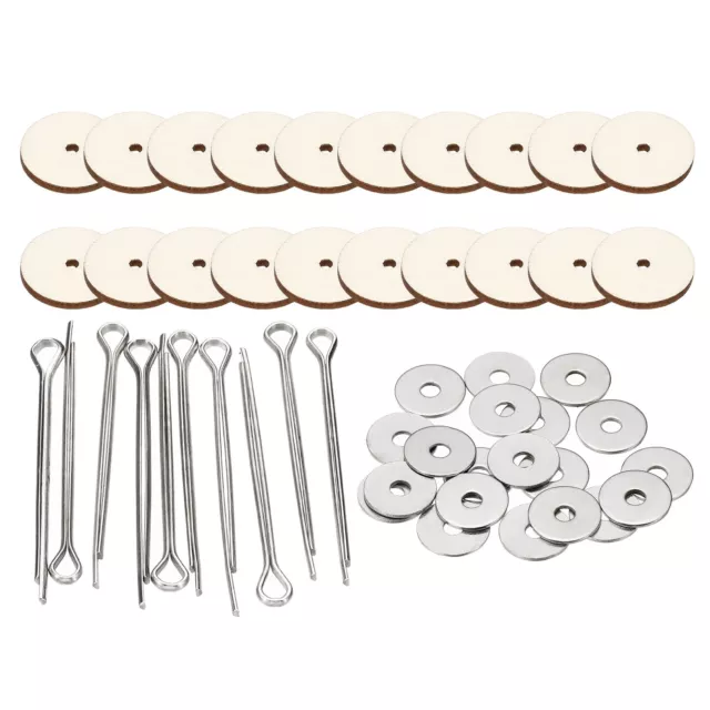 20mm Doll Joints, 10 Set Cotter Pin Joints Connector and Fiberboard Tray