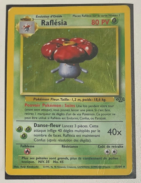Pokemon Card | Raflésia 15/64 ★ | HOLO | Jungle | Wizards 1999 - 2000 | FR