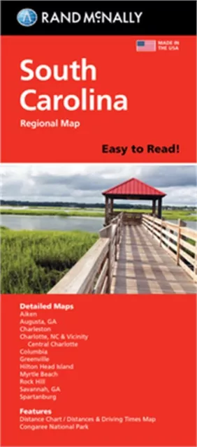 Rand McNally Easy to Read: South Carolina State Map (Sheet Map, Folded)