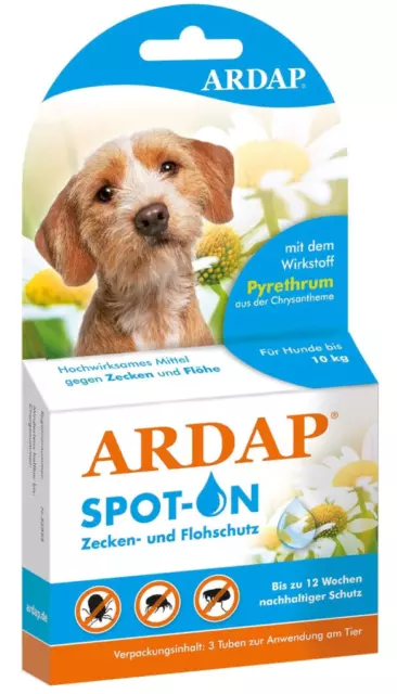 ARDAP Spot-On para perros pequeños de hasta 10 kg