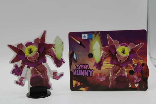 KING OF TOKYO Replacement CYBER BUNNY Monster Board & Cardboard Figure & Stand