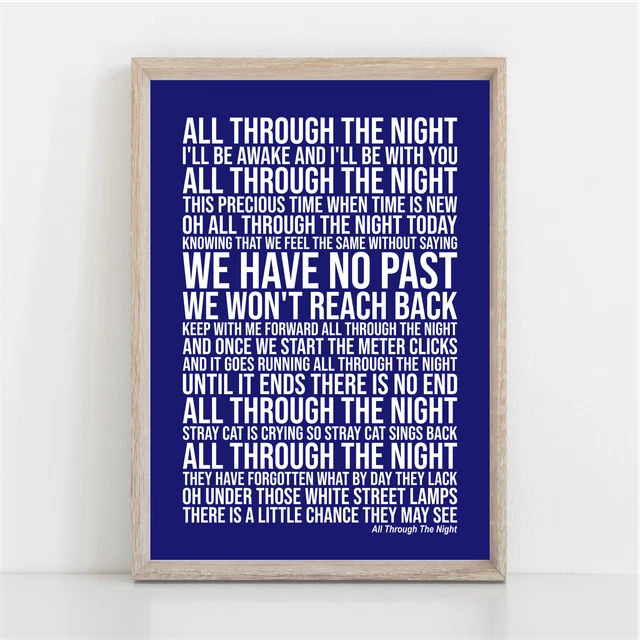 Cyndi Lauper All Through The Night