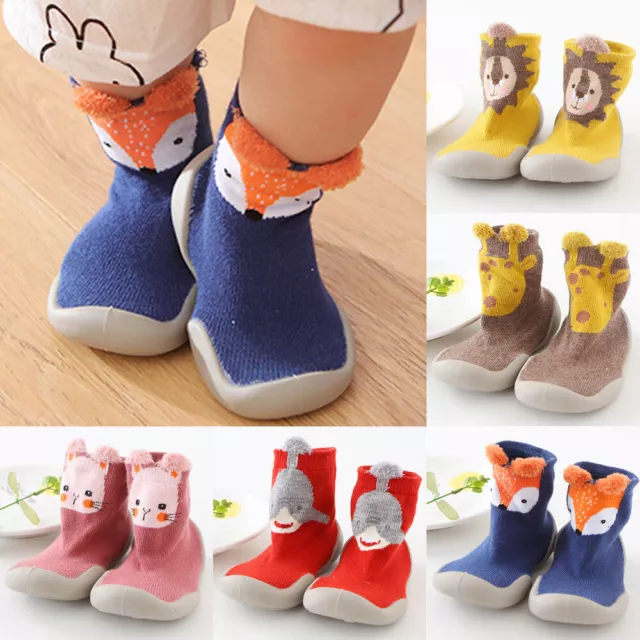 Pantofole antiscivolo bambini bambina ragazzi bambini calze cotone scarpe calde inverno 2
